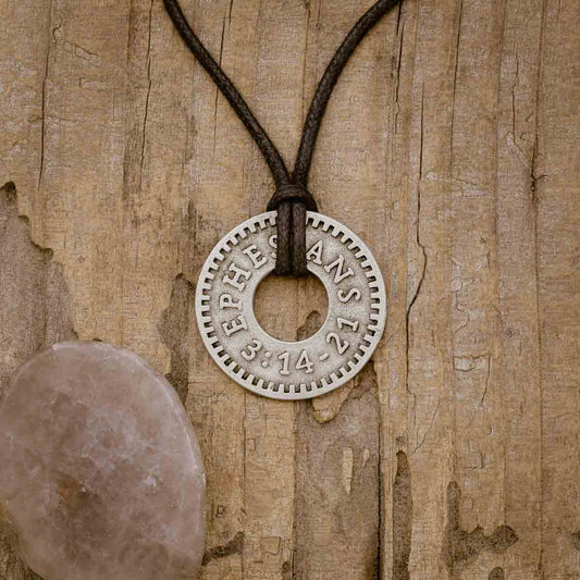 Ephesians Coin Necklace [Pewter]