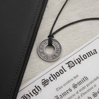 Ephesians Coin Necklace [Pewter]