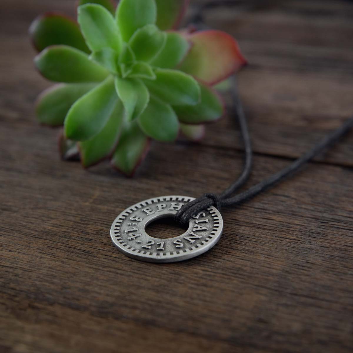 Ephesians Coin Necklace [Pewter]