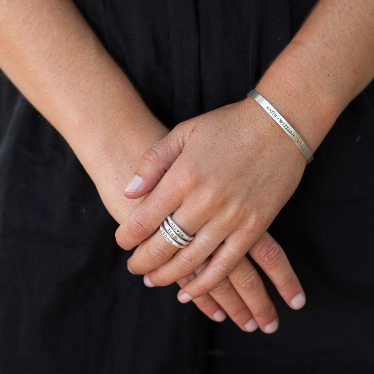 Thin Sterling Cuff {Sterling Silver}