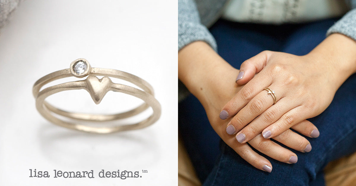 Love & Loss Ring Pair {10K Gold}