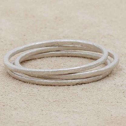 Featherweight Stacking Rings {Sterling Silver}