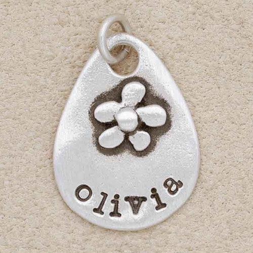 Flower Patch Charm {Sterling Silver}