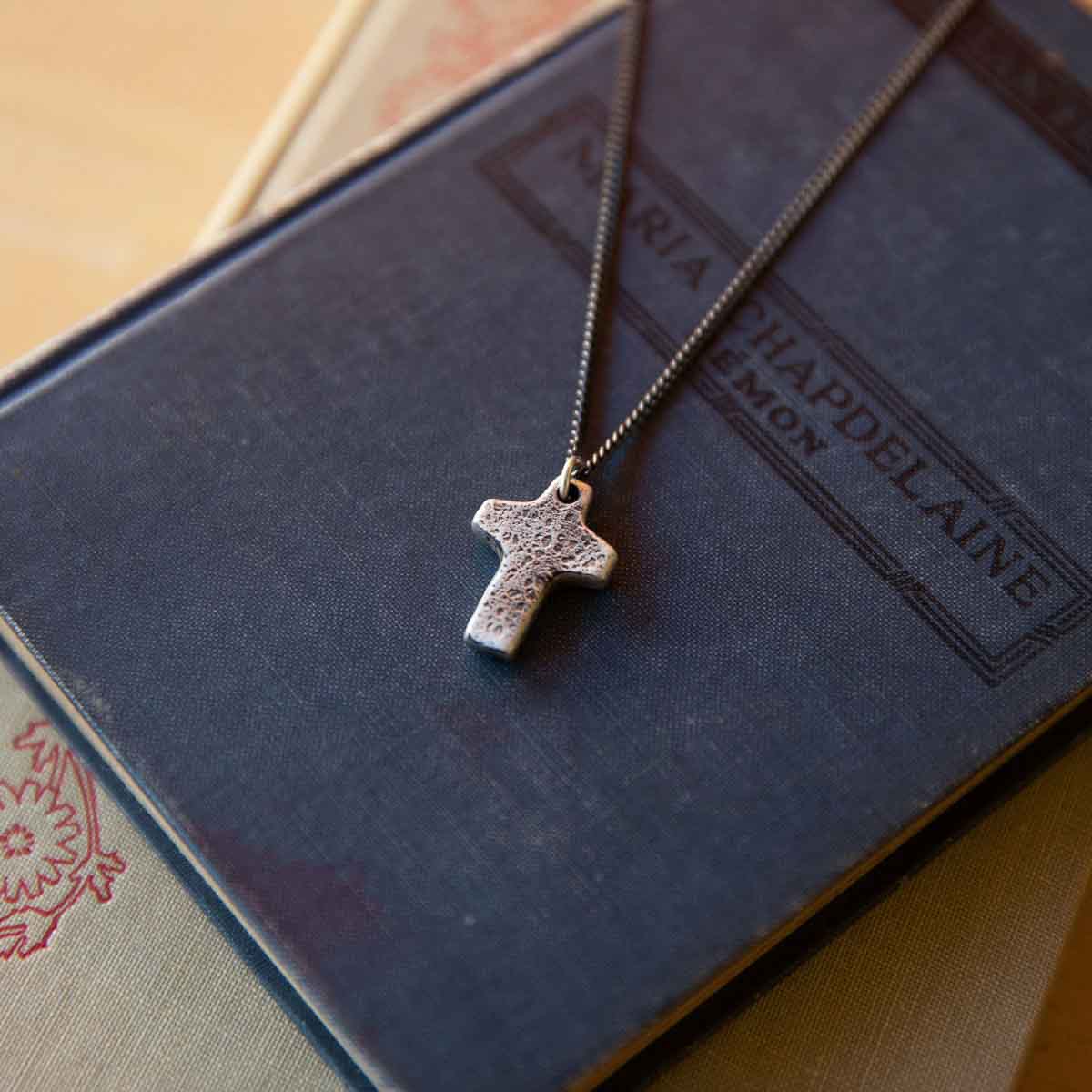 Found Cross Necklace [Sterling Silver]