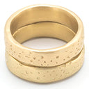 (14K GOLD) WITHSTAND STACKING RING