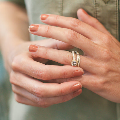 Gold Stacking Rings {10K Gold}