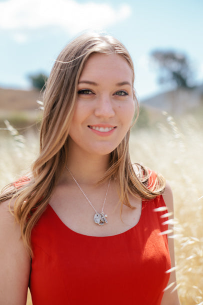 {sterling silver} jumble of charms necklace