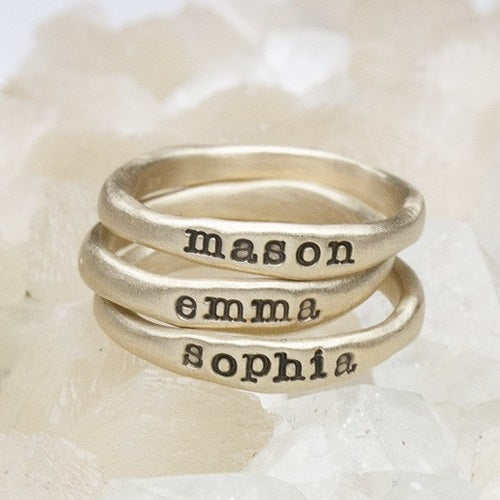 Gold Stacking Rings {Gold Plated}