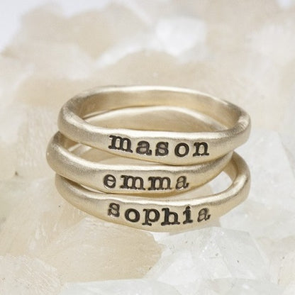 Gold Stacking Rings {Gold Plated}