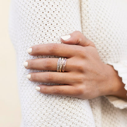 Gold Stacking Rings {10K Gold}