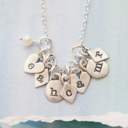 Wild About You Initials Necklace {Sterling Silver}