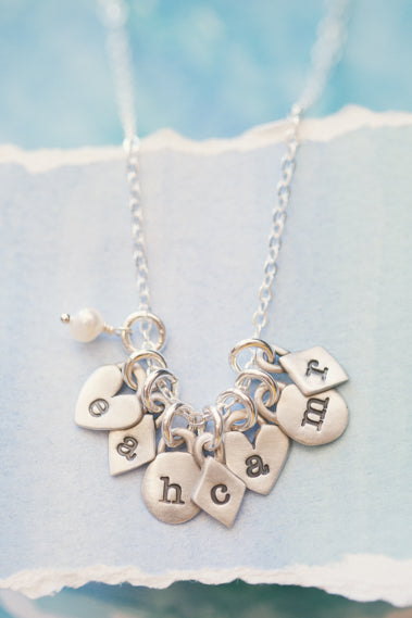 Wild About You Initials Necklace {Sterling Silver}