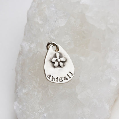 Flower Patch Charm {Sterling Silver}