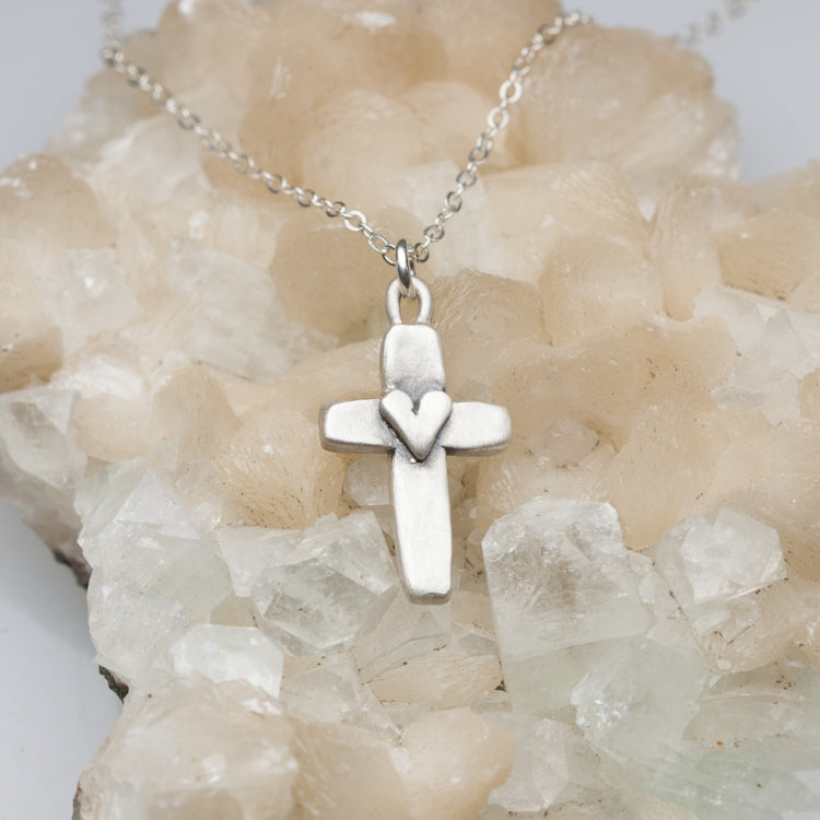 Cross Of Faith Necklace {Sterling Silver}