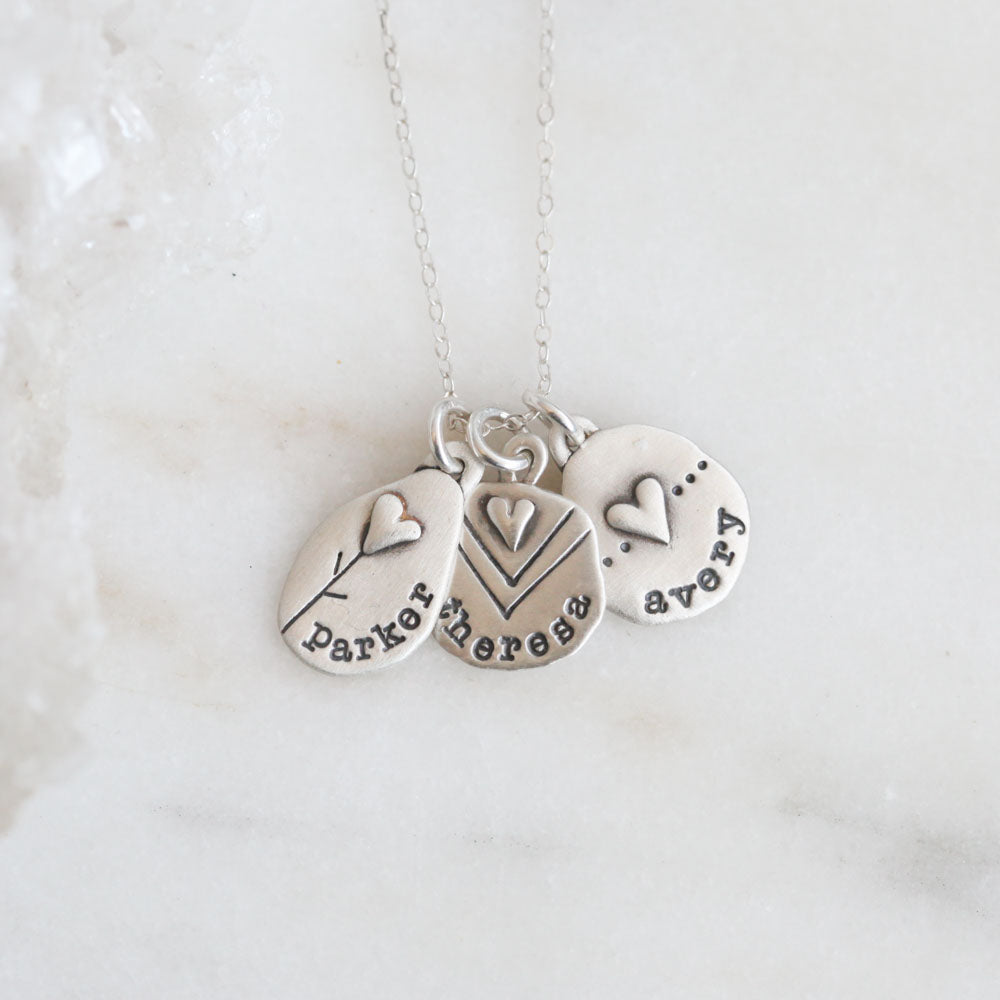 Jumble of Love Necklace {Sterling Silver}