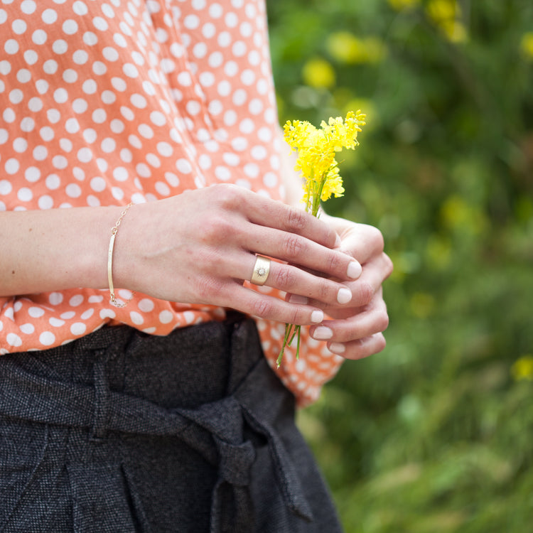 Sunburst Diamond Ring {10K Gold}