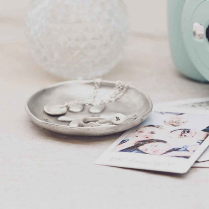 Initial Stacking Ring {Sterling Silver}