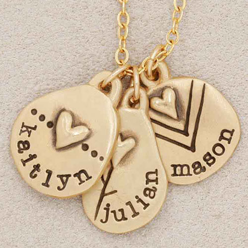 Jumble Of Love Necklace {10K Gold}