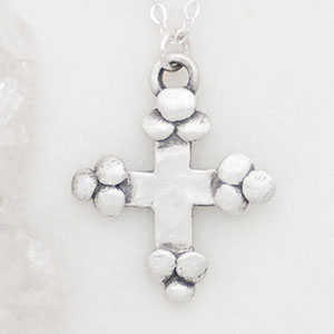 Known and Loved Cross Necklace {Sterling Silver}