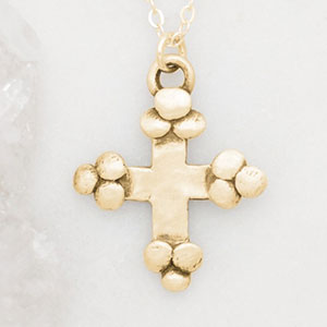 Known and Loved Cross Necklace {10K Gold}