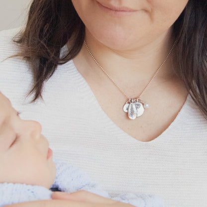 July Birth Flower Necklace {Sterling Silver}