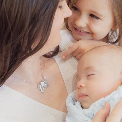 July Birth Flower Necklace {Sterling Silver}