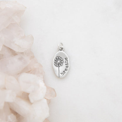 Dandelion Charm {Sterling Silver}