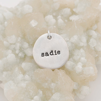 Beloved Name Charm {Sterling Silver}