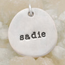 Beloved Name Charm {Sterling Silver}