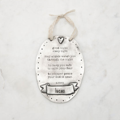 Prayer Plaque {Pewter}