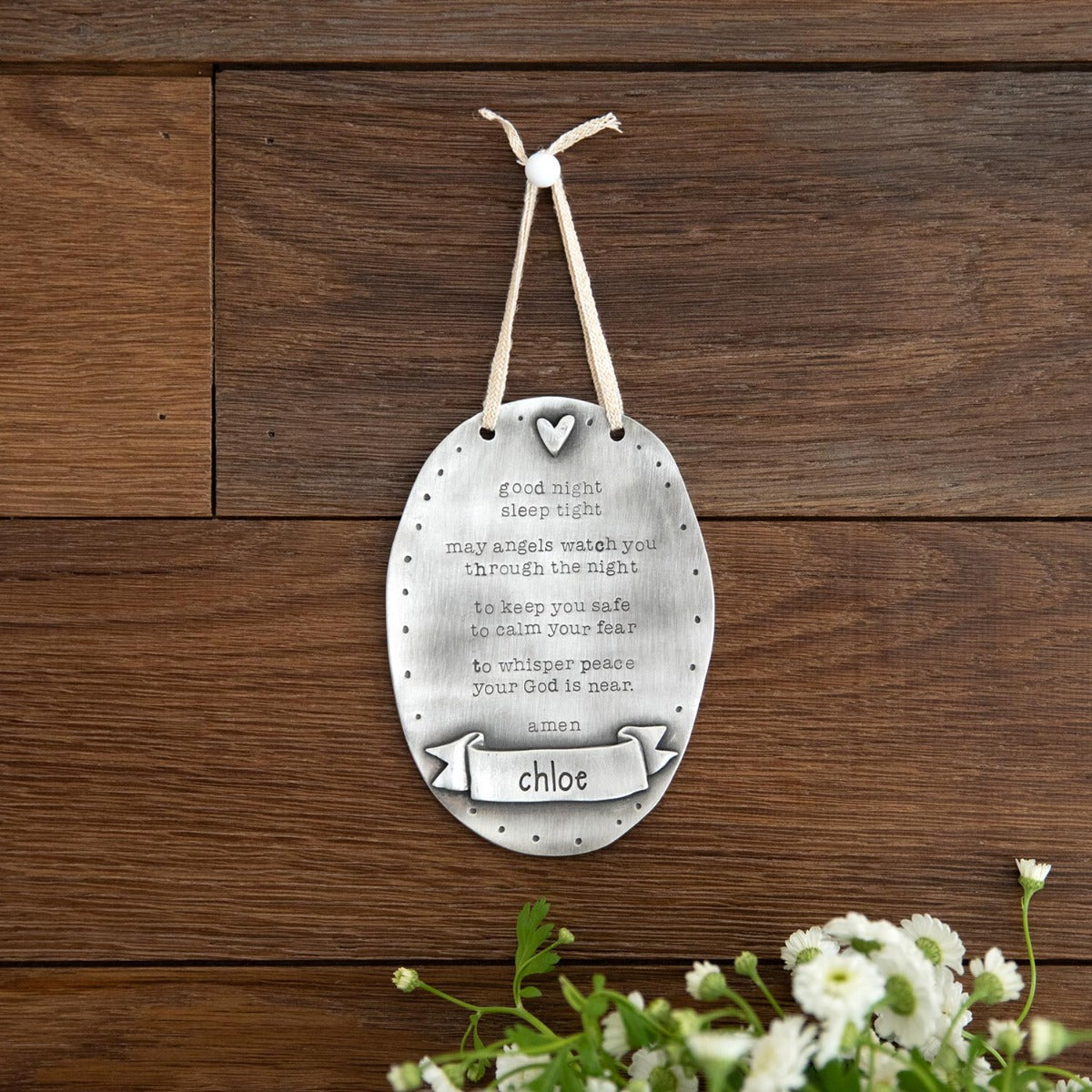 Prayer Plaque {Pewter}