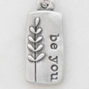 Leaf Charm {Sterling Silver}