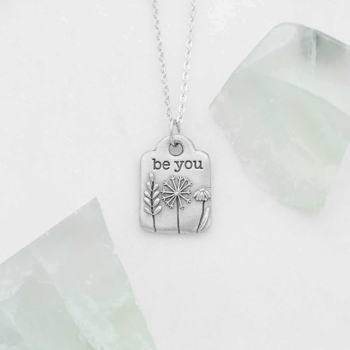 Be you {pewter} necklace