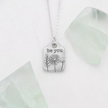 Be you {pewter} necklace