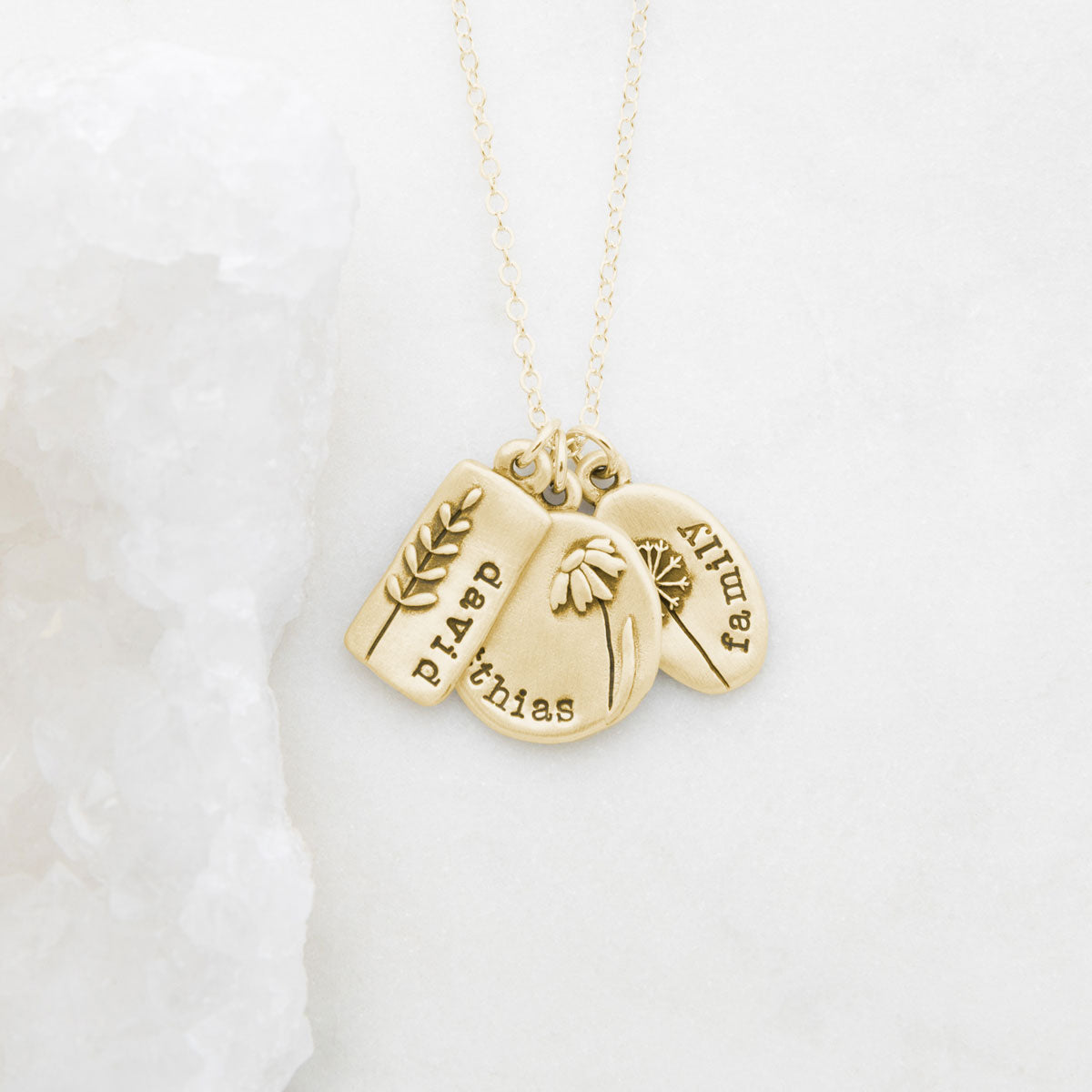 Be You Wildflowers Necklace {10k Gold}