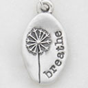 Dandelion Charm {Sterling Silver}