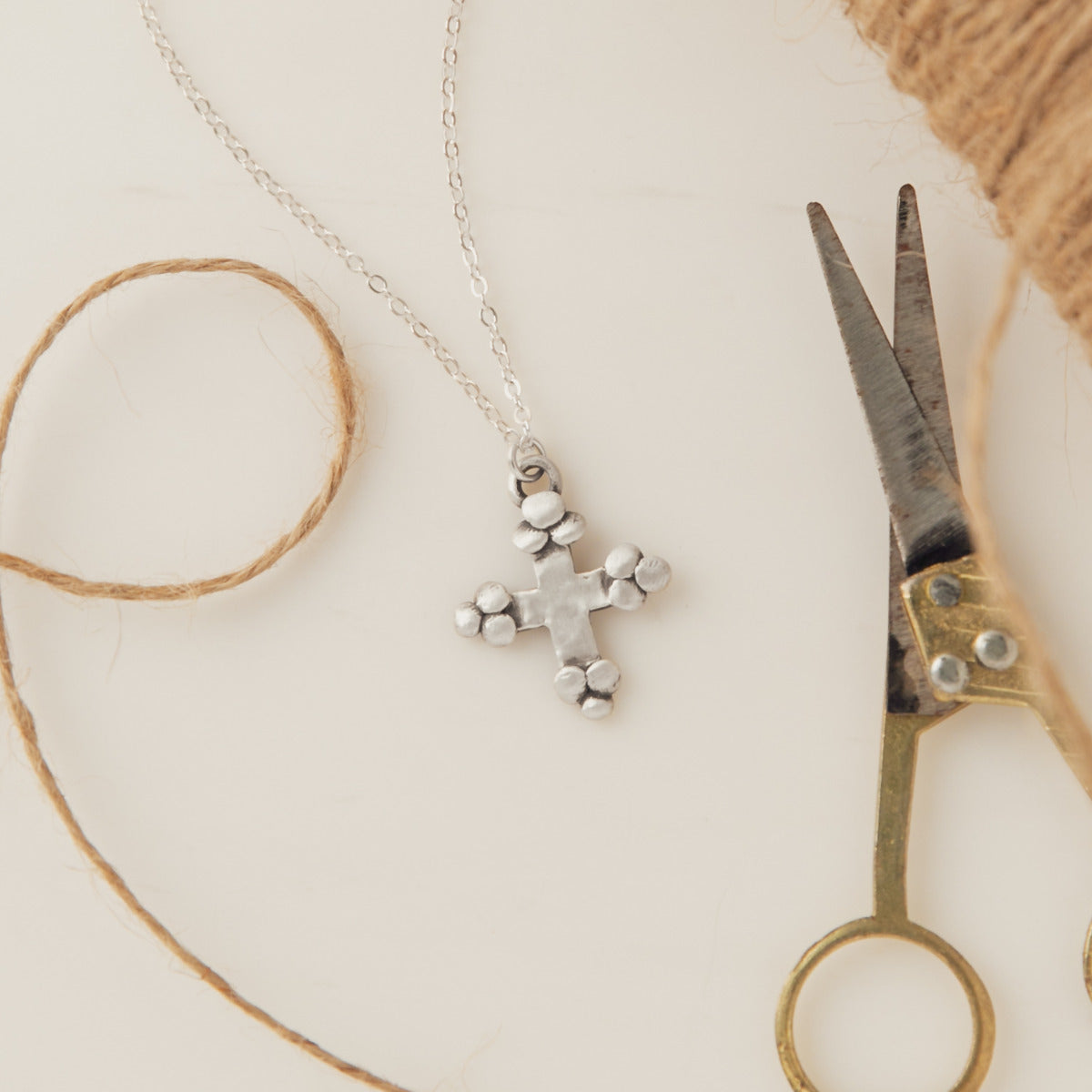 Known and Loved Cross Necklace {Sterling Silver}