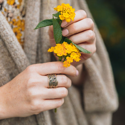 Brave Love® Birthstone Ring {10k Gold}