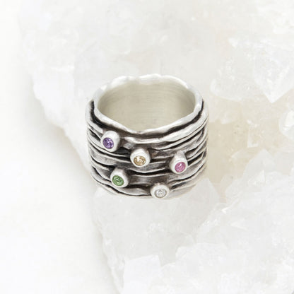 Brave Love® Birthstone Ring {Sterling Silver}