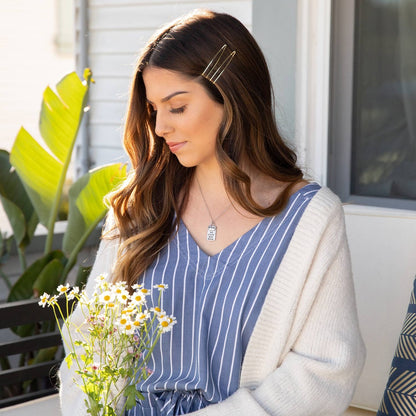 Be Still Necklace {Pewter}