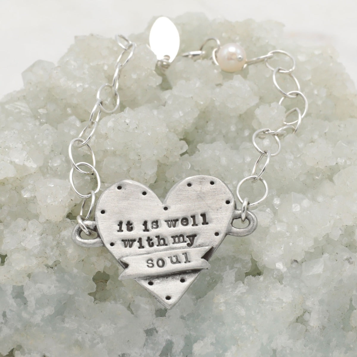 Well with My Soul Bracelet {Pewter}