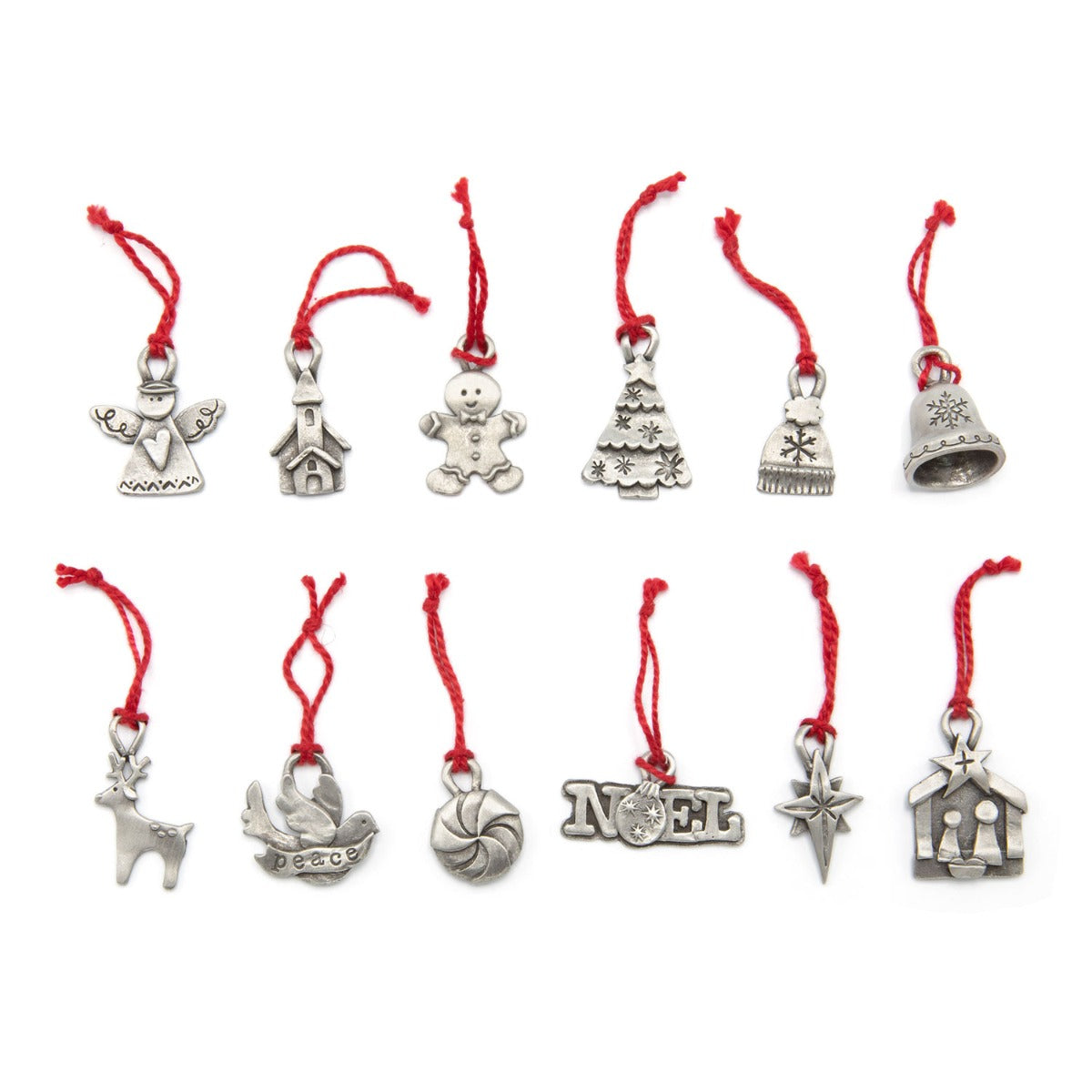 Our Christmas Tradition Advent Ornament Set {Pewter}