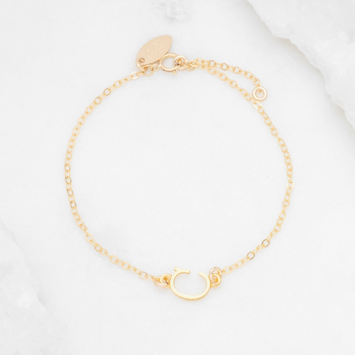 My Monogram Bracelet {14k Gold}