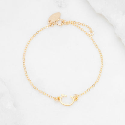 My Monogram Bracelet {14k Gold}