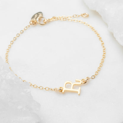 My Monogram Bracelet {10k Gold}