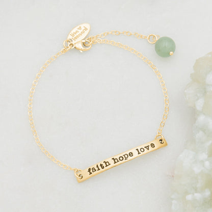 Carry My Heart Bracelet {14K Gold}