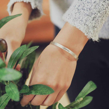 Thin Sterling Cuff {Sterling Silver}