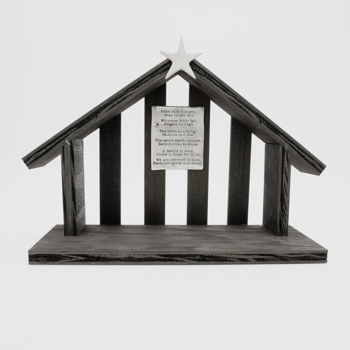 Nativity Wood Stable {Ebony}