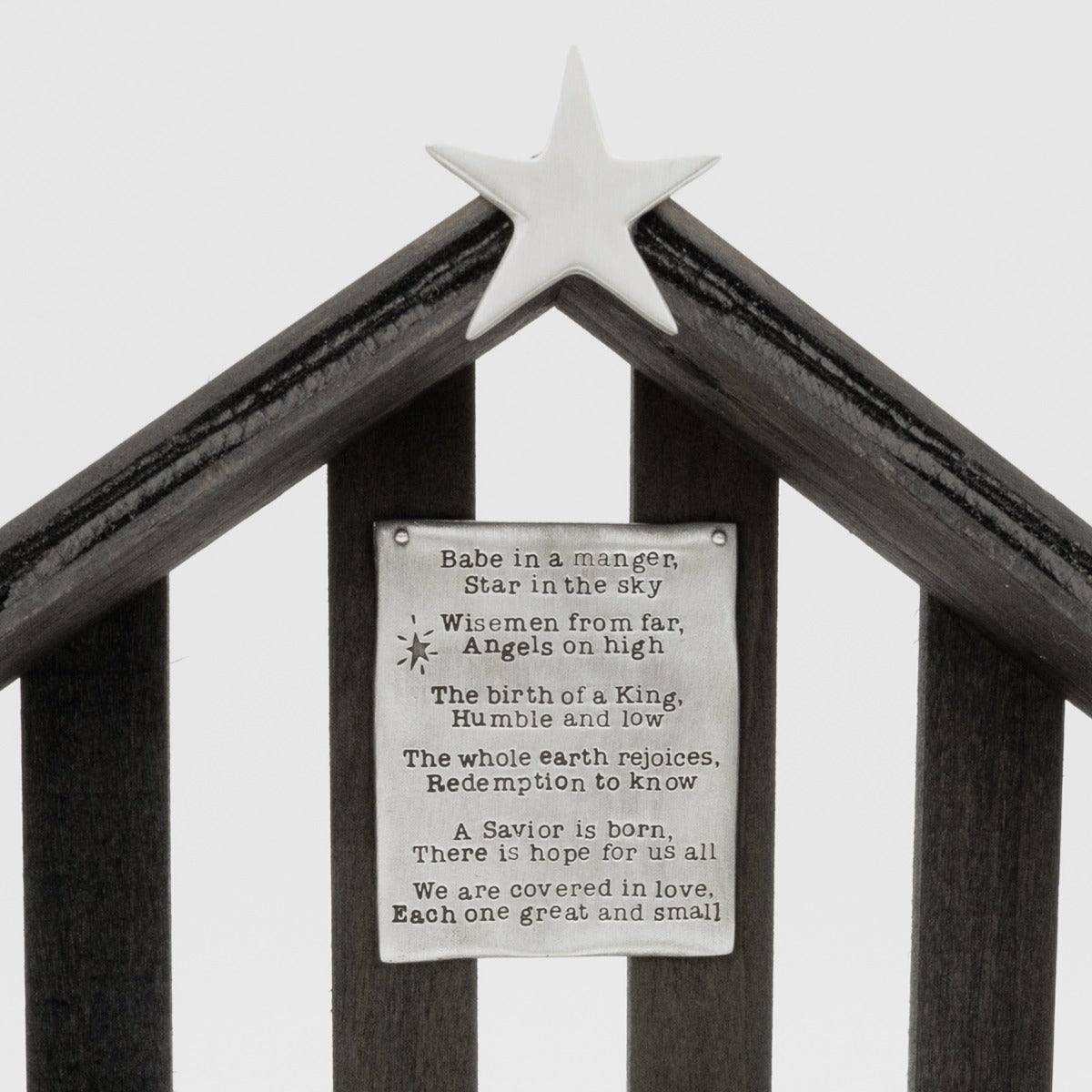 Nativity Wood Stable {Ebony}