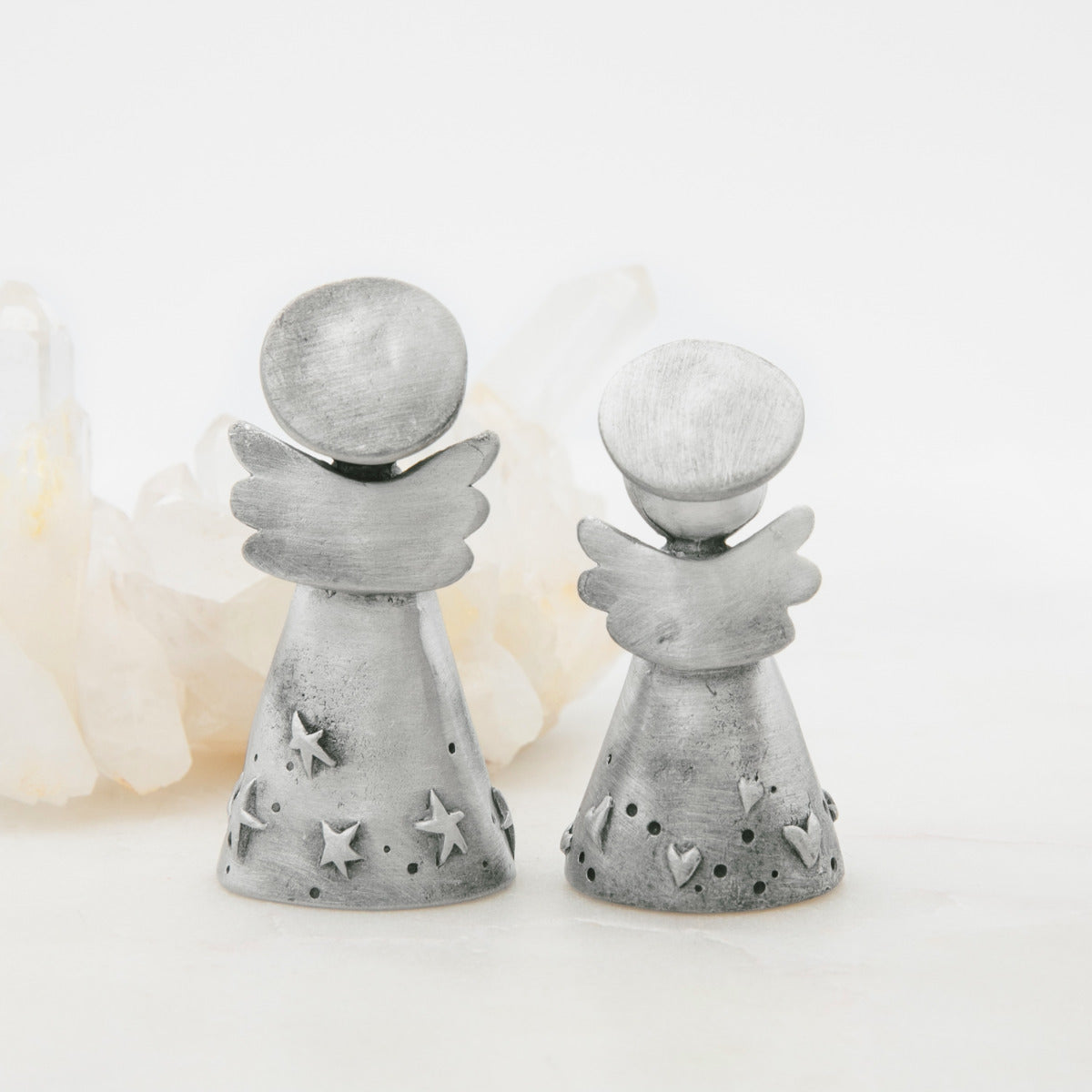 Angels on High Figurine Set {Pewter}